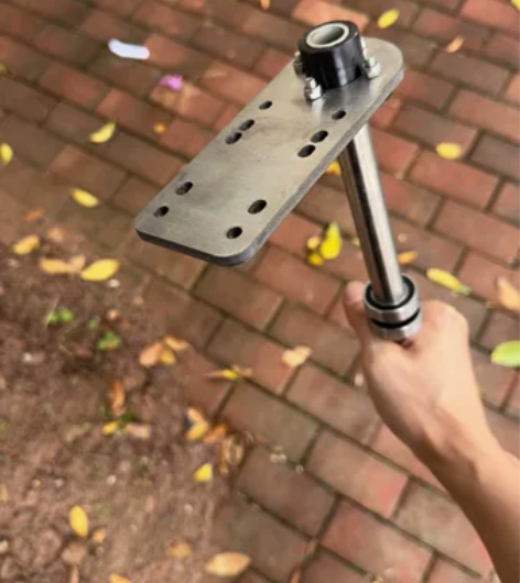 diy雷神之锄  6mm厚锄头 改装扭扭车...