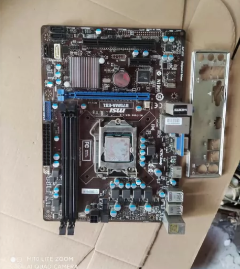 刚拆机 一片 微星B75MA-E31  带...
