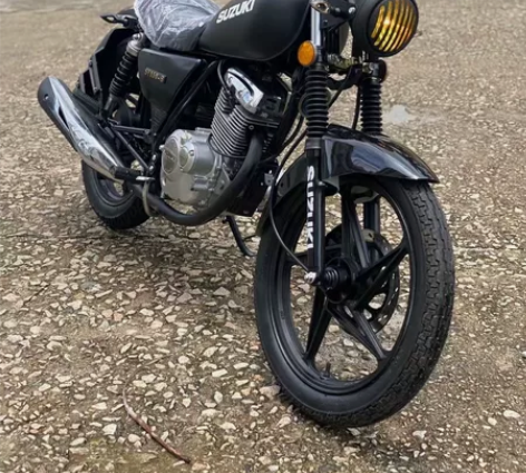 磨砂黑-网红铃木复古150cc 既视感超强...