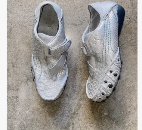 puma 00s Amoko稀有银色中古鞋...