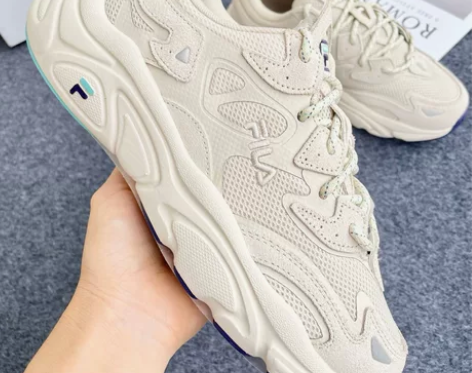 斐乐火星一代男女同款低帮老爹鞋运动休闲鞋木...