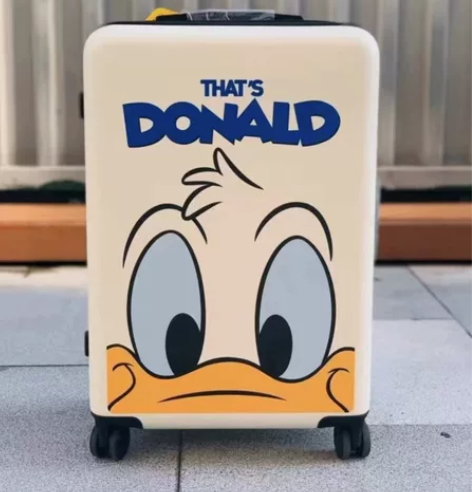 20寸卡通可爱行李箱出行登机箱男女拉杆箱密...