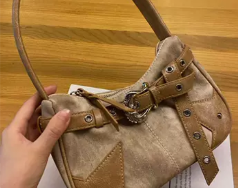 西部牛仔复古包包时尚百搭废土包2024新款...