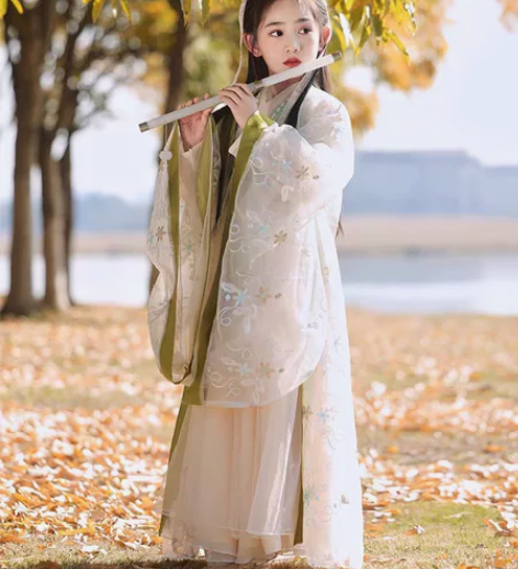 【汉服出租】汉服女童古装魏晋制超仙飘逸广袖...