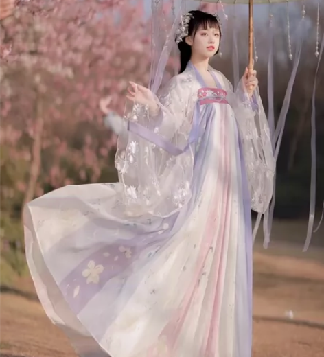 【樱洛】茗月萱齐胸襦裙套装汉服女刺绣原创襦...