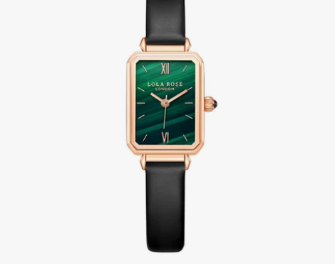 Lola Rose小绿表 轻奢女表复古小方...