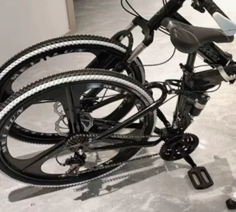 全新捡漏啦！！#可折叠奔驰可折叠26寸山地...