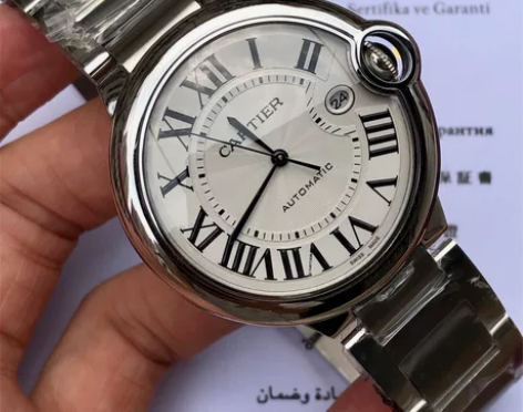 闲置卡地亚手表男表蓝气球系列男士全自动机械...