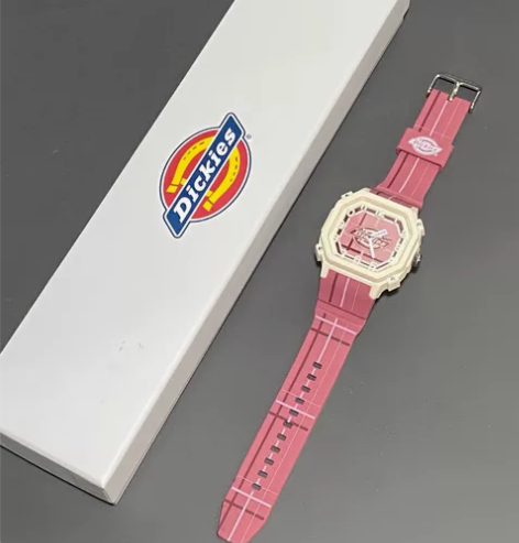 Dickies腕表 石英机芯 硅胶表带 咖...
