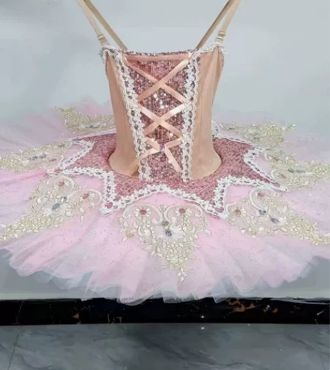 玩偶娃娃儿童芭蕾舞裙演出服TUTU裙女童芭...