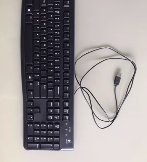 罗技k120键盘，用不着了看上的拿走 空格...