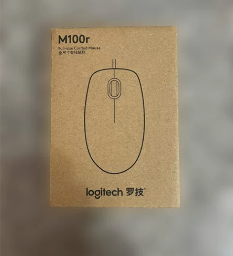 闲置未使用过 罗技有线鼠标M100r， 有...