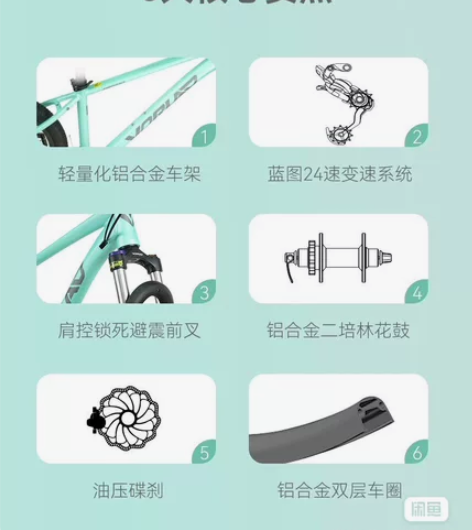 喜德盛沃雷顿27.5红日500 铝合金车架...