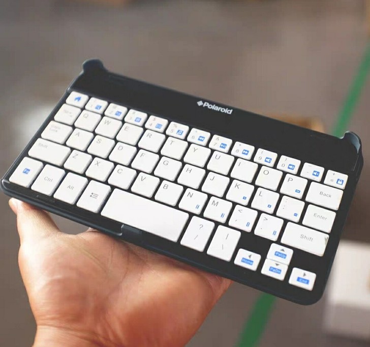 闲置包邮迷你键盘有线机械键盘手机键盘迷你蓝...