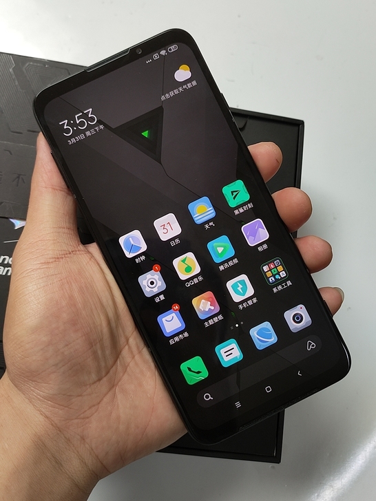 黑鲨游戏手机3闪电黑12+128骁龙865...