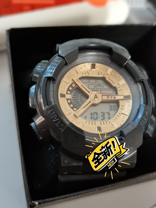 全新 运动手表 普通防水 没戴过