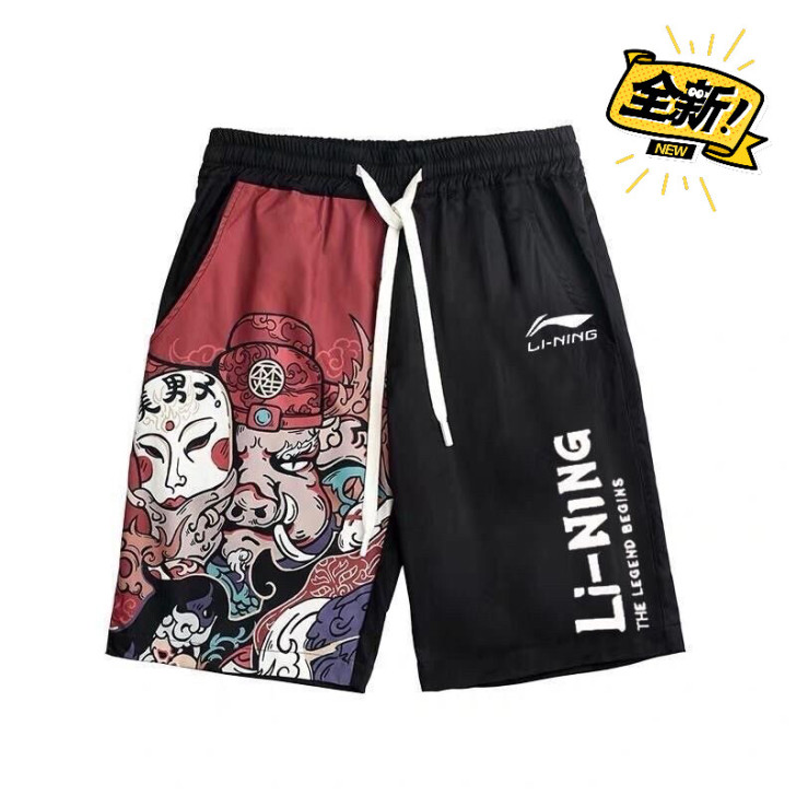 夏季休闲短裤运动男宽松时尚休闲裤潮男五分裤...