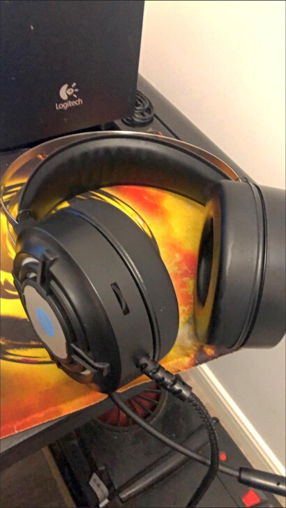 HP惠普头戴式电脑耳机电竞游戏耳麦带麦克风...