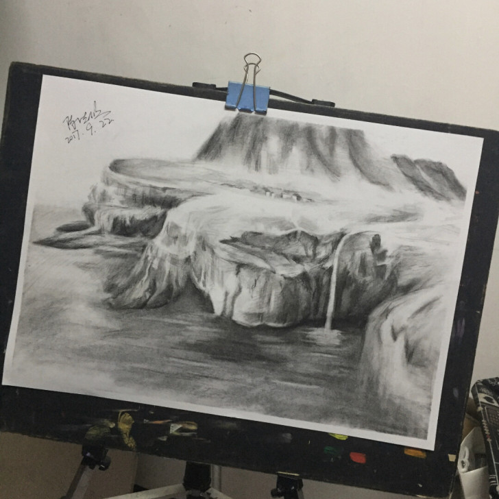 素描4k/8k 炭笔/铅笔