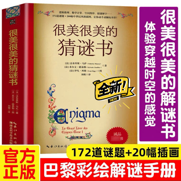 很美很美的猜谜书 10-15岁初中小学生益...