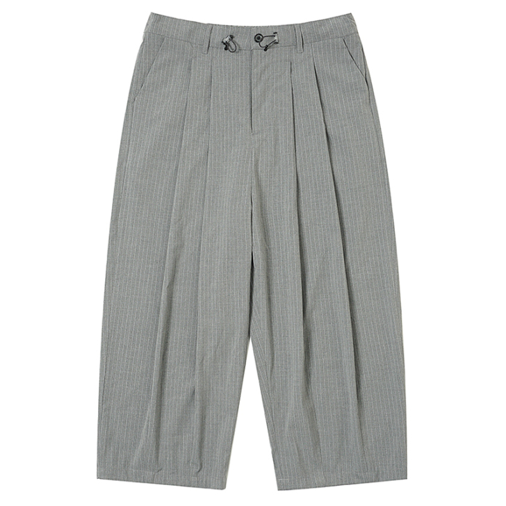 BUTTBILL 21SS日系复古条纹宽松...