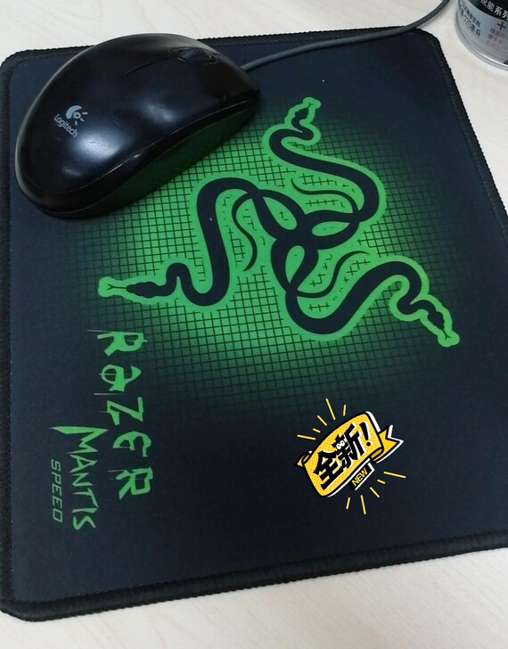 全新3.99元包邮雷蛇图案鼠标垫鼠标垫超大...