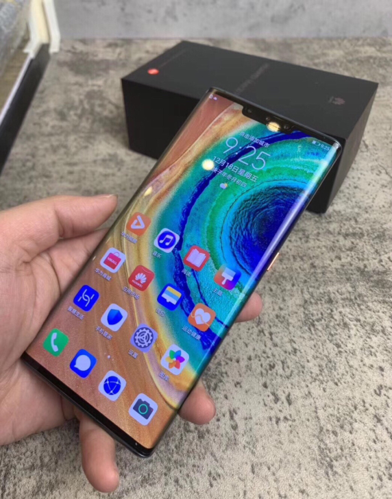 华为手机mate30pro翡翠冷绿色256...