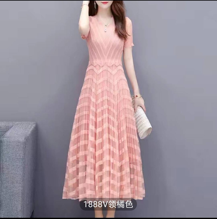 连衣裙女2021新款夏装韩版名媛超仙网纱中...