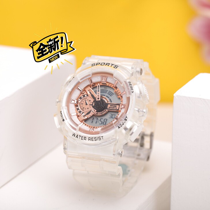 网红超火运动电子表男女ins中学生防水手表...