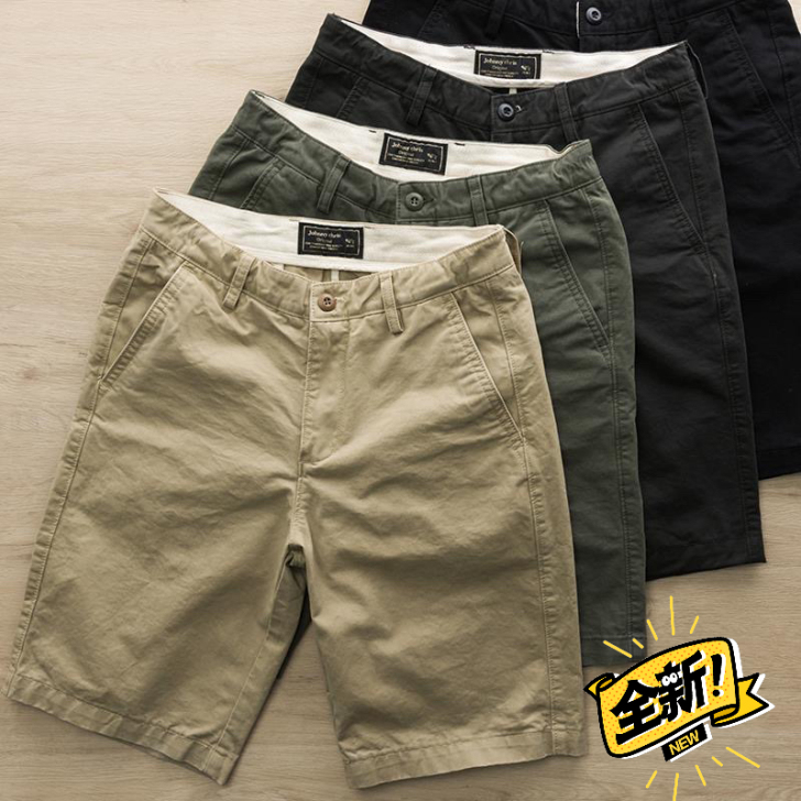 厂家清仓!质感男士休闲短裤直筒工装五分裤外...
