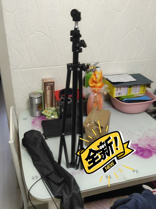 手机支架直播多功能三脚架桌面床头快手拍照神...