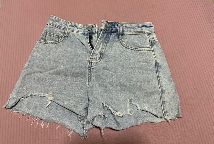 亮片牛仔裤m码,百搭款显腿长