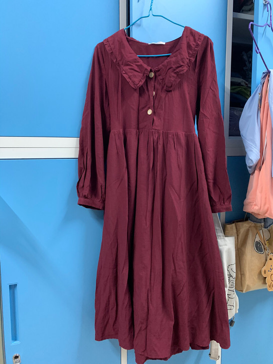 春夏秋季气质连衣裙 娃娃领 非常有设计感！...