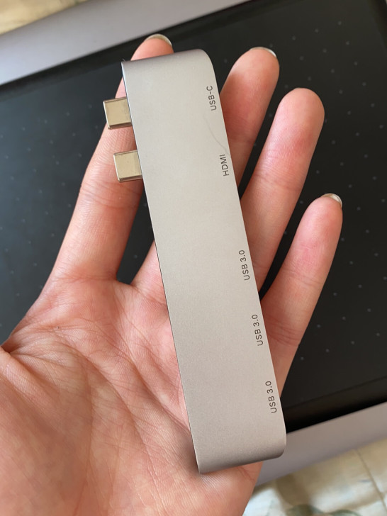 苹果电脑转换器拓展坞转接头macbookp...