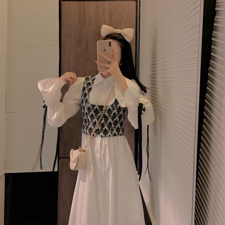 轻奢设计感裙子轻熟温柔风连衣裙2020新款...