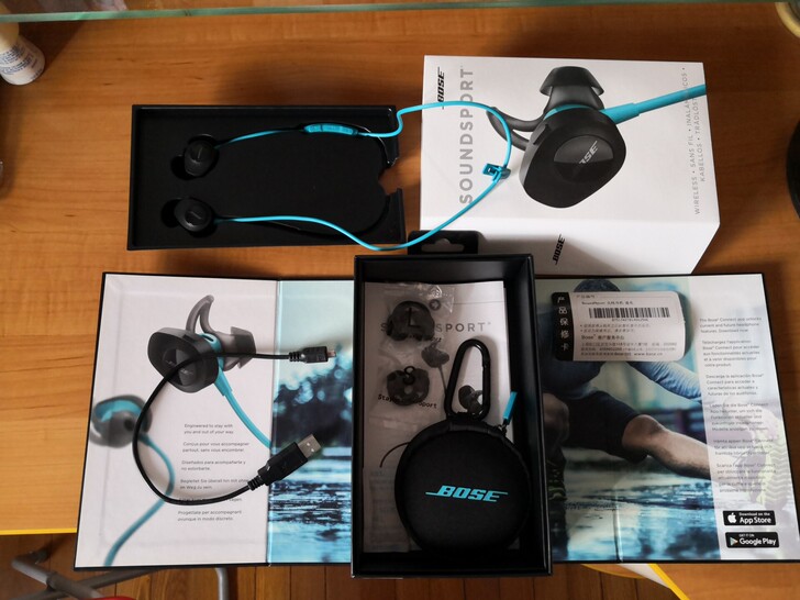 Bose Soundsports耳机，闲置...