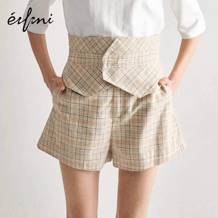 【商场同款】何穗同款伊芙丽春季新款 短裤