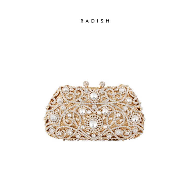 网红博主同款包包女宴会名媛水钻