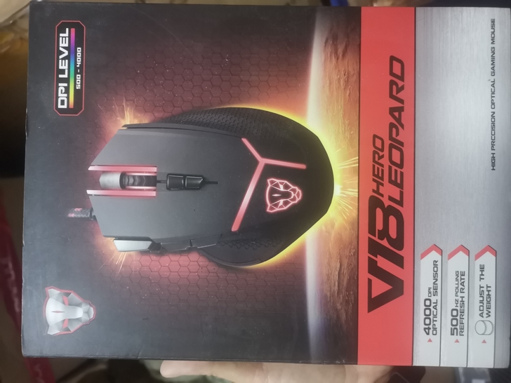 MOTOSPEED/摩豹V18有线游戏鼠标...