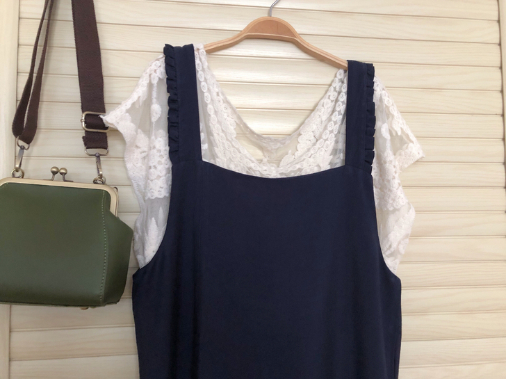 全新夏韩系木耳边背带裙连衣裙2件包邮