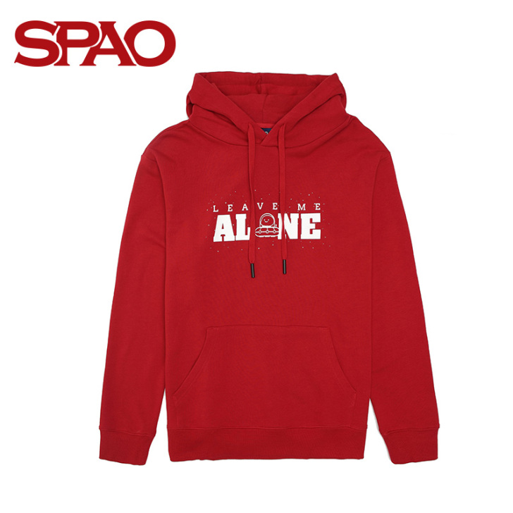 SPAO男士卫衣男韩版秋季新款连帽套头长#...