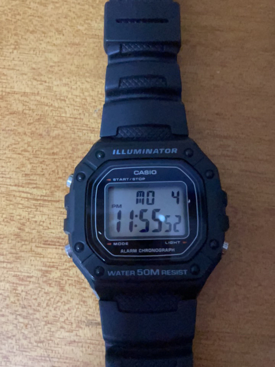 品牌型号 Casio W-218H-1A