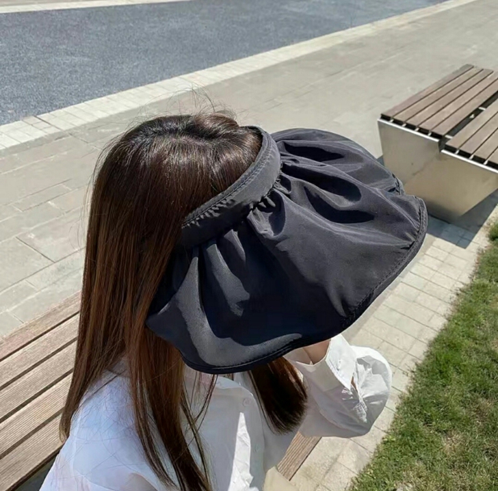 清仓处理防晒贝壳渔夫帽大帽檐韩版遮脸太阳帽...