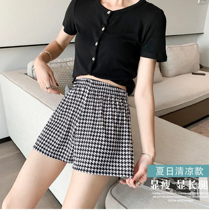 仓库清仓 大码网红字母印花短裤女百搭夏季韩...