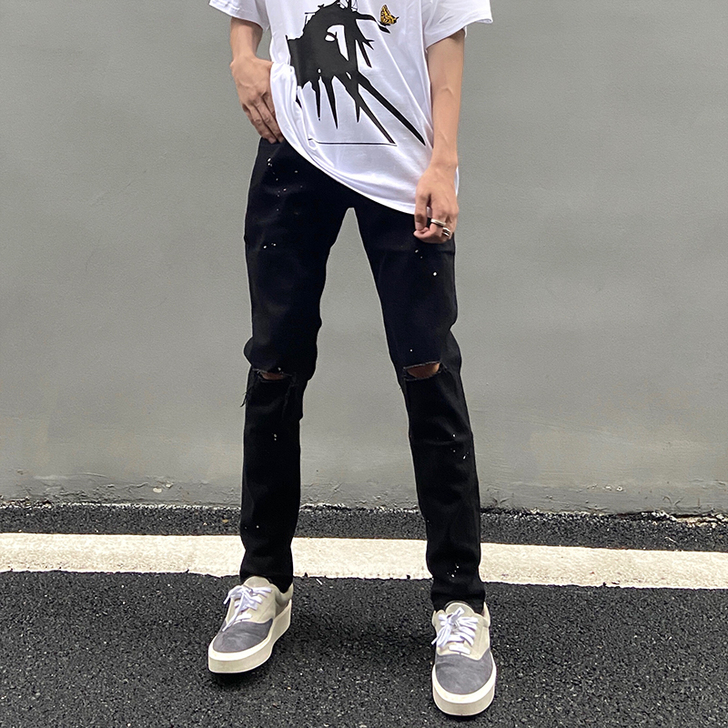 KREATE 20SS 水洗做旧破坏纯手工...