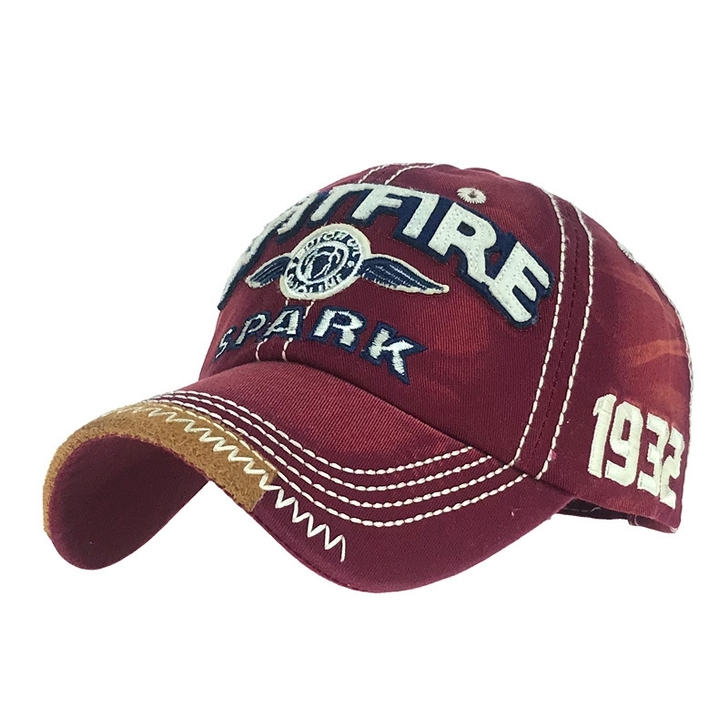全新爆款SPARK字母水洗棒球帽