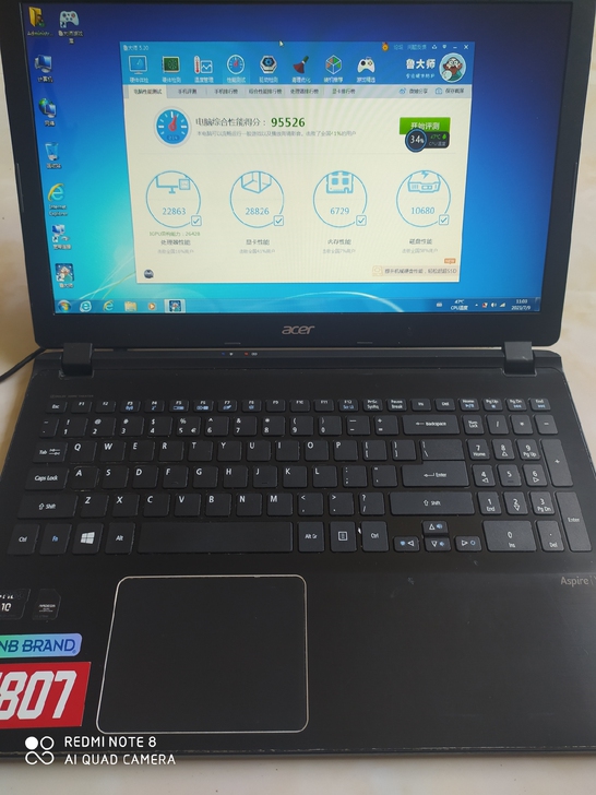 宏基Ⅴ5-552G笔记本电脑，A10四核独...