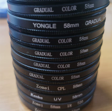 照相机滤镜大集合，12块，包括UV、IR7...