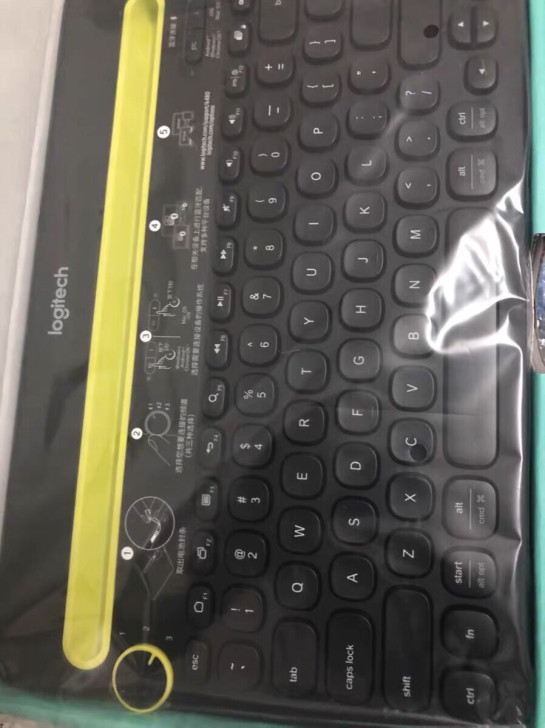 罗技K480无线蓝牙ipad键盘苹果手机平...