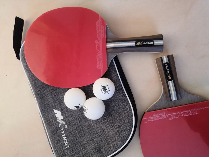 处理全新六星乒乓球拍  6星乒乓球拍 直拍...